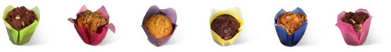 Wählen Sie Ihren Lieblings-Muffin